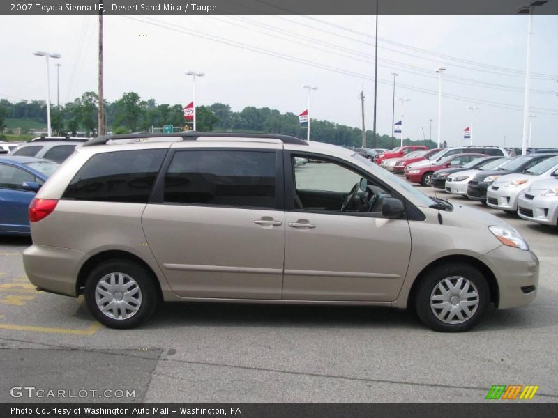 Desert Sand Mica / Taupe 2007 Toyota Sienna LE