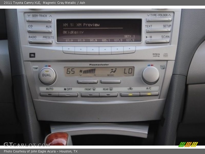 Magnetic Gray Metallic / Ash 2011 Toyota Camry XLE