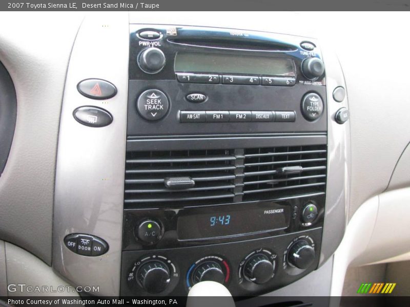 Desert Sand Mica / Taupe 2007 Toyota Sienna LE