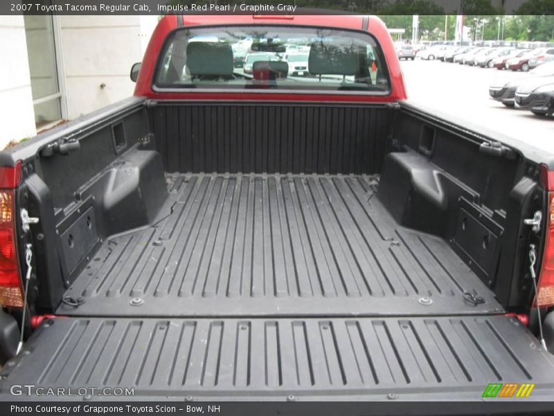 Impulse Red Pearl / Graphite Gray 2007 Toyota Tacoma Regular Cab