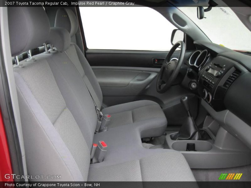 Impulse Red Pearl / Graphite Gray 2007 Toyota Tacoma Regular Cab