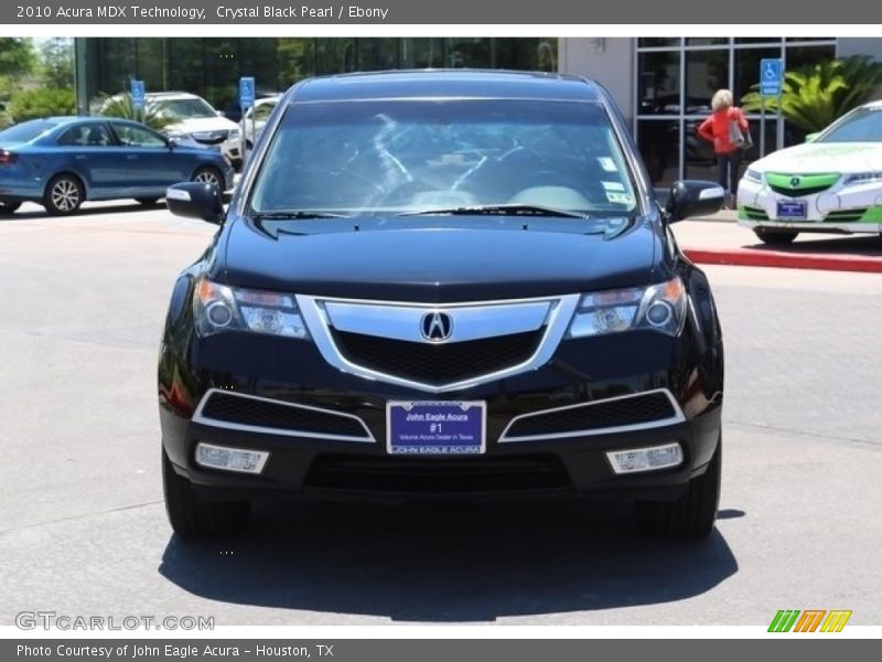 Crystal Black Pearl / Ebony 2010 Acura MDX Technology
