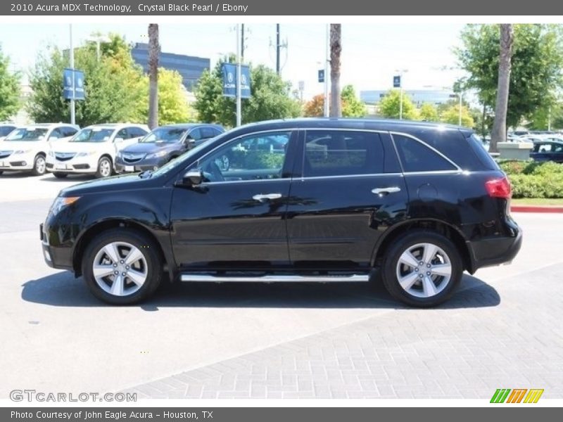Crystal Black Pearl / Ebony 2010 Acura MDX Technology