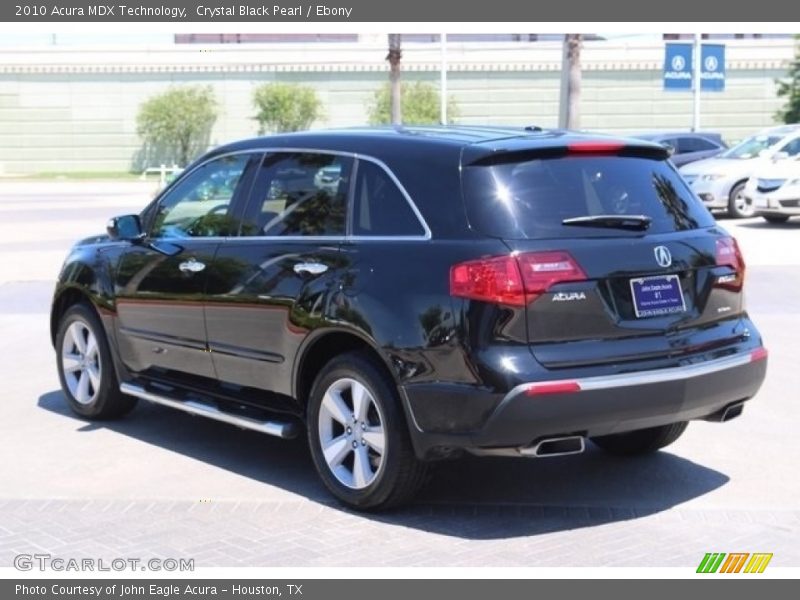 Crystal Black Pearl / Ebony 2010 Acura MDX Technology