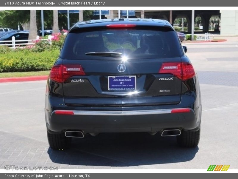 Crystal Black Pearl / Ebony 2010 Acura MDX Technology