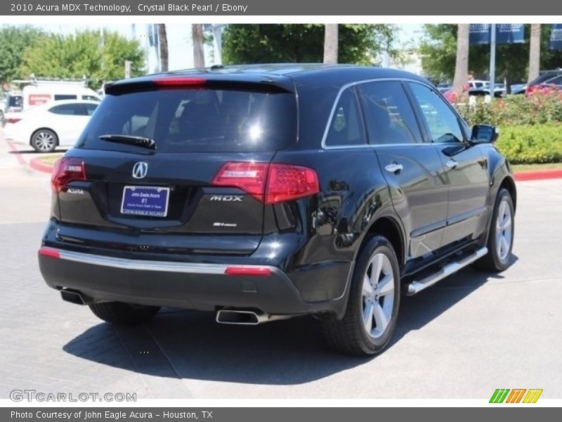 Crystal Black Pearl / Ebony 2010 Acura MDX Technology