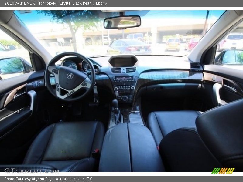 Crystal Black Pearl / Ebony 2010 Acura MDX Technology