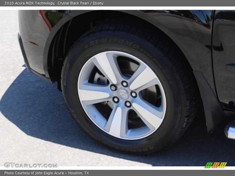 Crystal Black Pearl / Ebony 2010 Acura MDX Technology