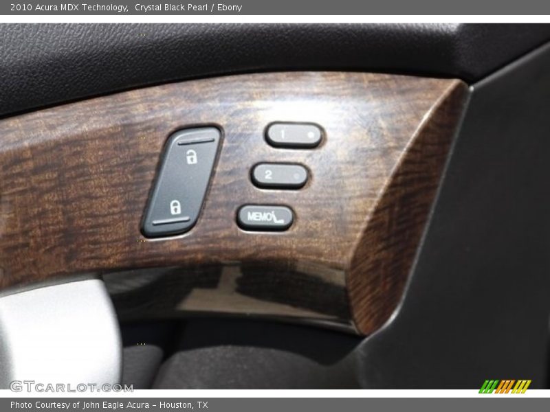 Crystal Black Pearl / Ebony 2010 Acura MDX Technology
