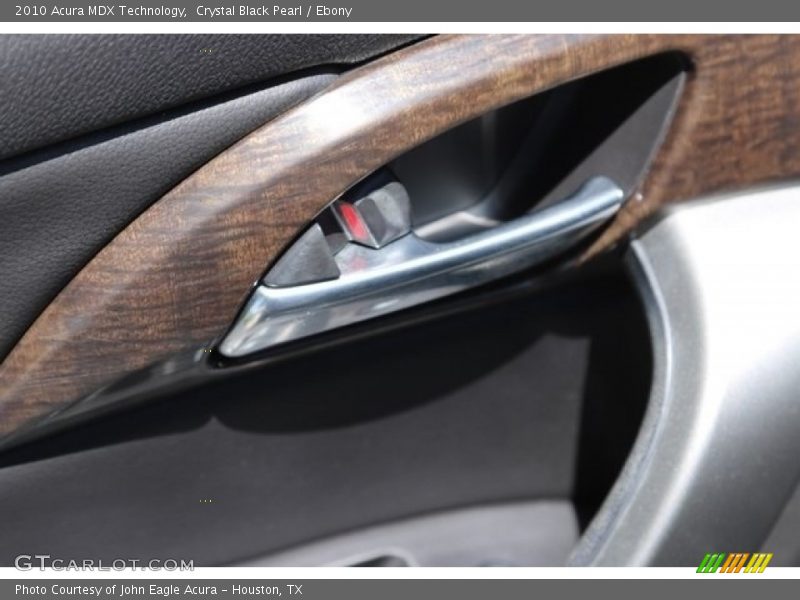 Crystal Black Pearl / Ebony 2010 Acura MDX Technology