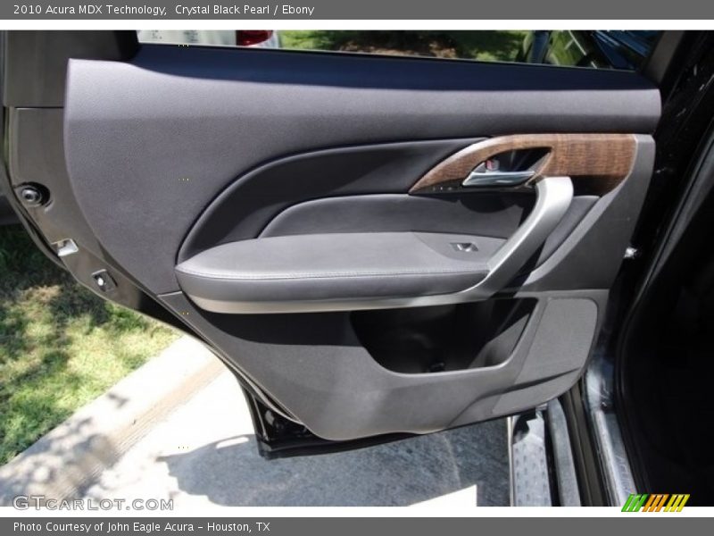 Crystal Black Pearl / Ebony 2010 Acura MDX Technology