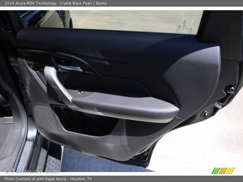 Crystal Black Pearl / Ebony 2010 Acura MDX Technology