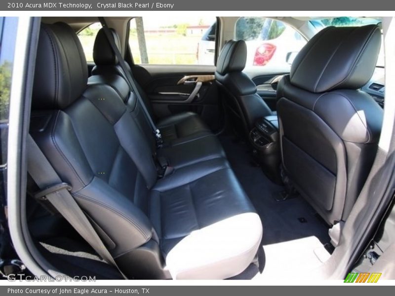 Crystal Black Pearl / Ebony 2010 Acura MDX Technology