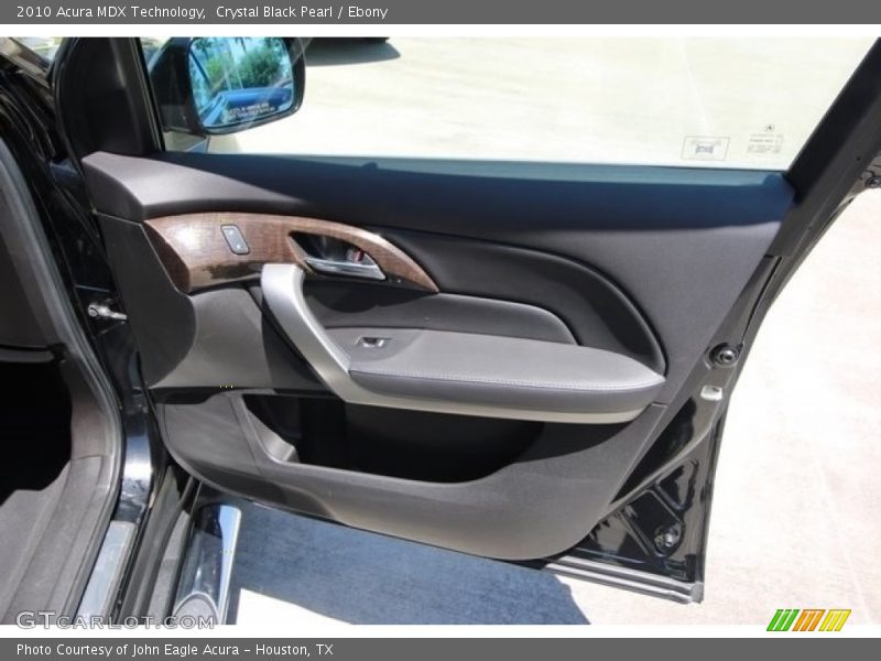 Crystal Black Pearl / Ebony 2010 Acura MDX Technology