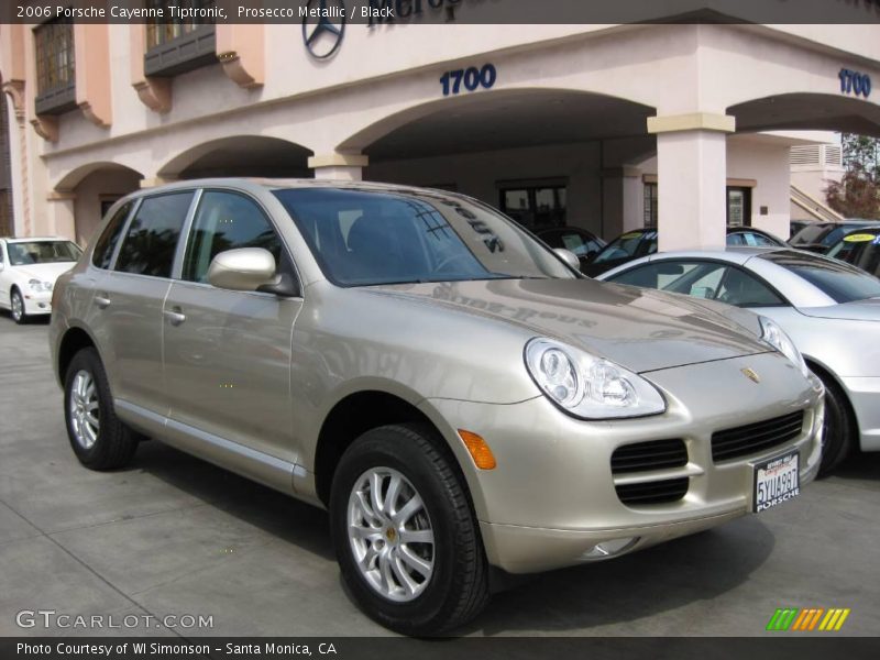 Prosecco Metallic / Black 2006 Porsche Cayenne Tiptronic