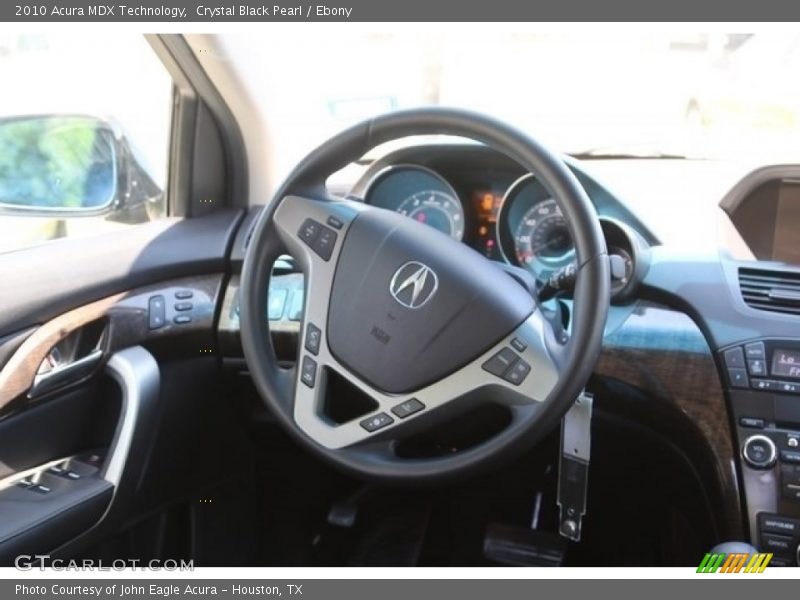Crystal Black Pearl / Ebony 2010 Acura MDX Technology