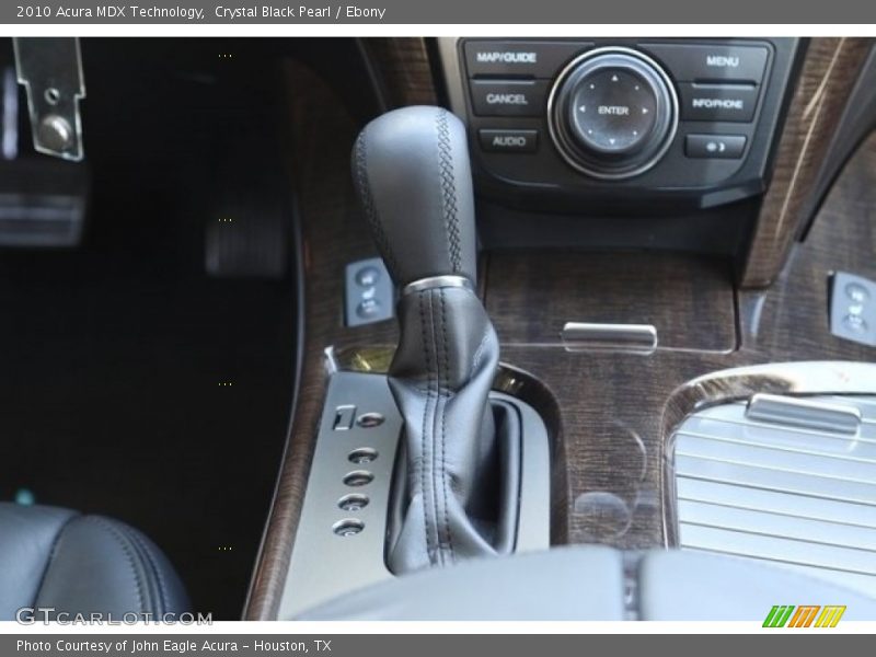 Crystal Black Pearl / Ebony 2010 Acura MDX Technology