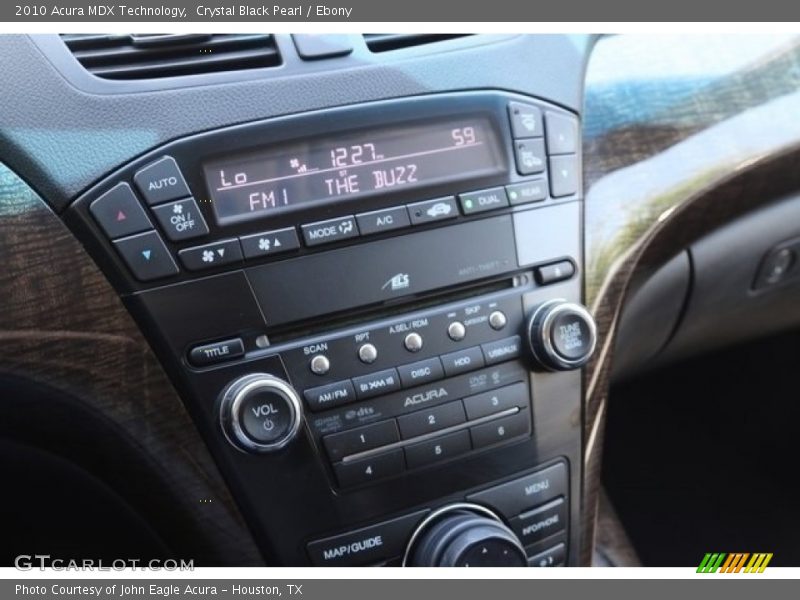 Crystal Black Pearl / Ebony 2010 Acura MDX Technology
