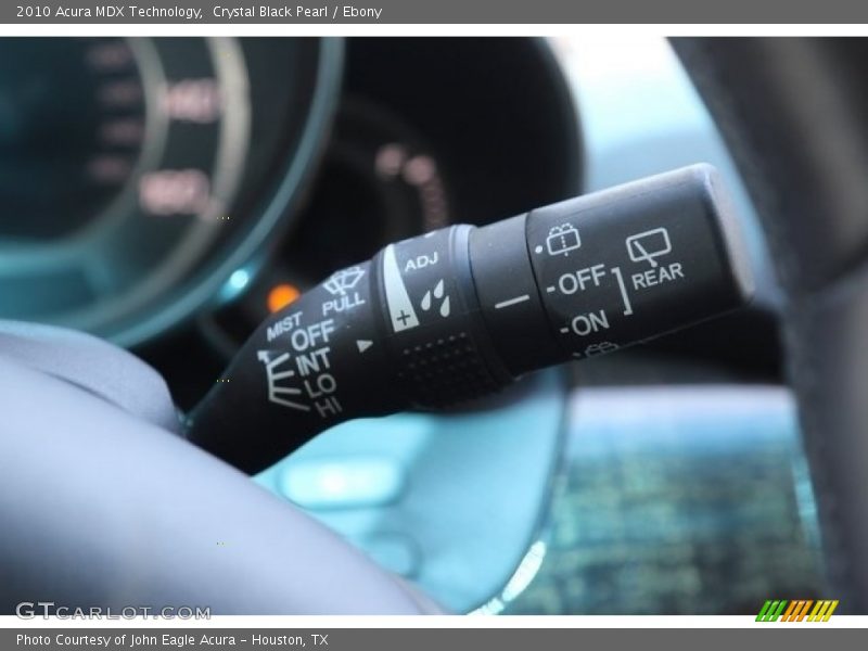 Crystal Black Pearl / Ebony 2010 Acura MDX Technology