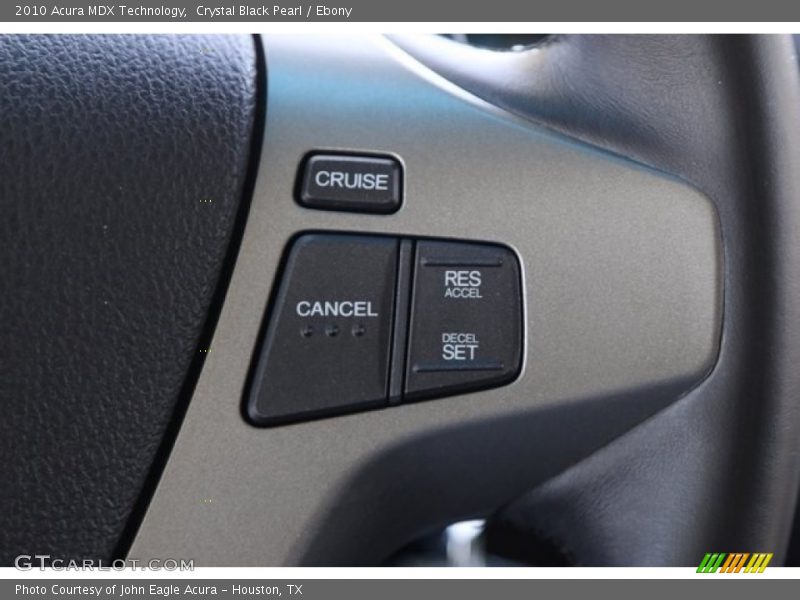 Crystal Black Pearl / Ebony 2010 Acura MDX Technology