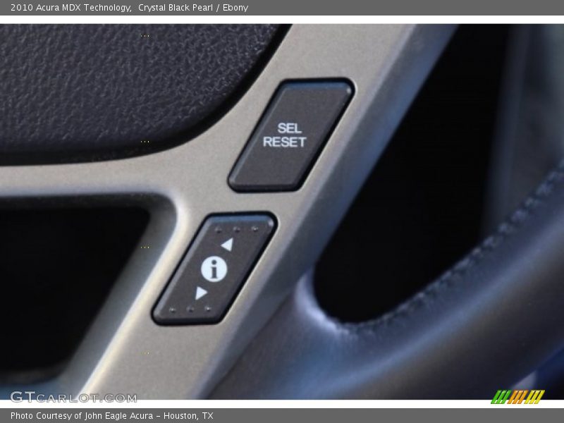 Crystal Black Pearl / Ebony 2010 Acura MDX Technology