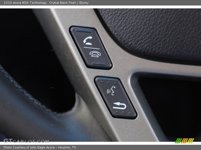 Crystal Black Pearl / Ebony 2010 Acura MDX Technology