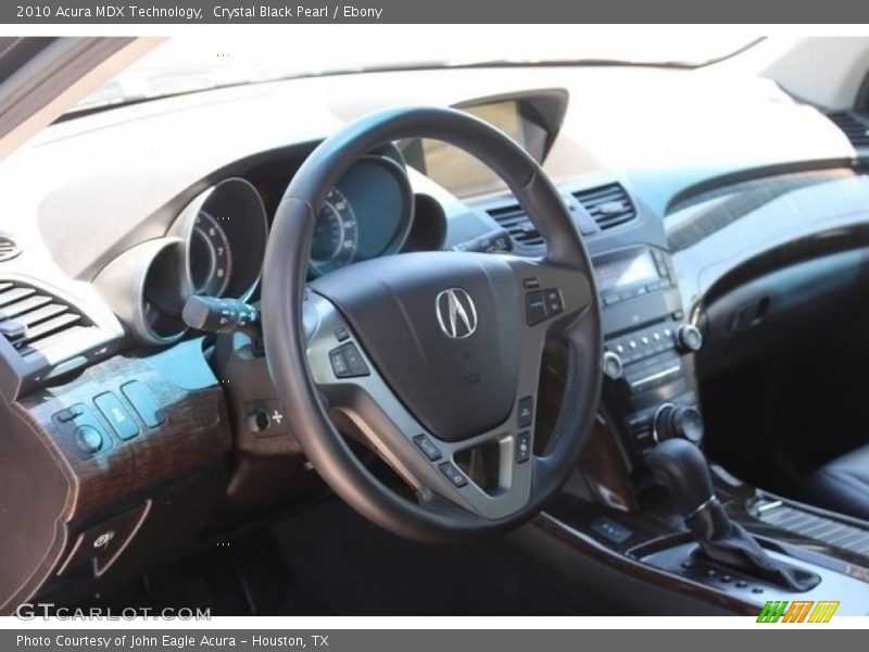 Crystal Black Pearl / Ebony 2010 Acura MDX Technology