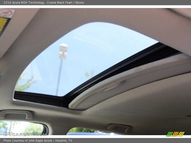 Crystal Black Pearl / Ebony 2010 Acura MDX Technology