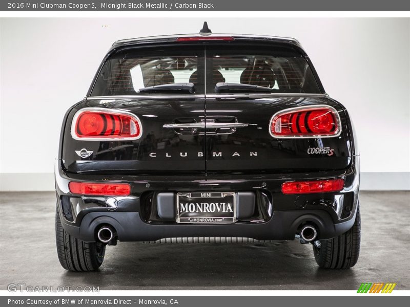 Midnight Black Metallic / Carbon Black 2016 Mini Clubman Cooper S