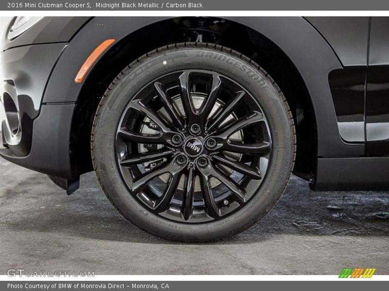 Midnight Black Metallic / Carbon Black 2016 Mini Clubman Cooper S