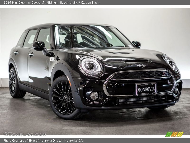 Midnight Black Metallic / Carbon Black 2016 Mini Clubman Cooper S