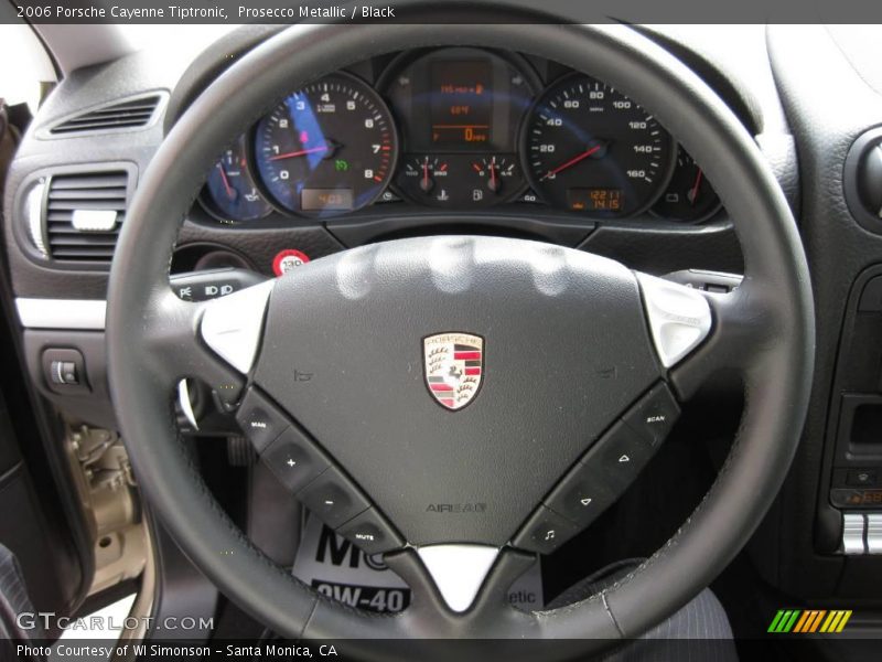 Prosecco Metallic / Black 2006 Porsche Cayenne Tiptronic