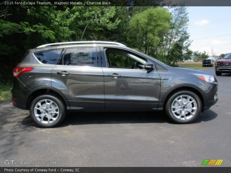 Magnetic Metallic / Charcoal Black 2016 Ford Escape Titanium