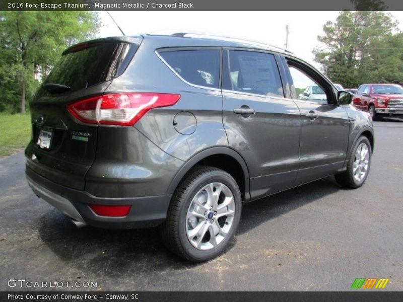 Magnetic Metallic / Charcoal Black 2016 Ford Escape Titanium