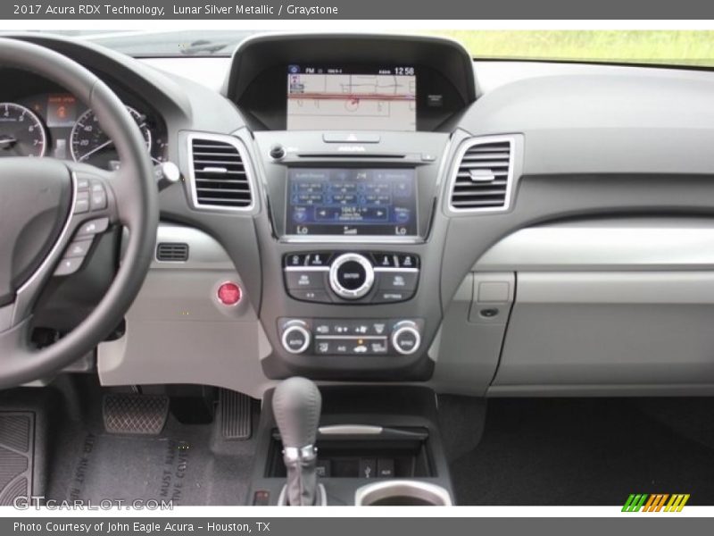 Lunar Silver Metallic / Graystone 2017 Acura RDX Technology