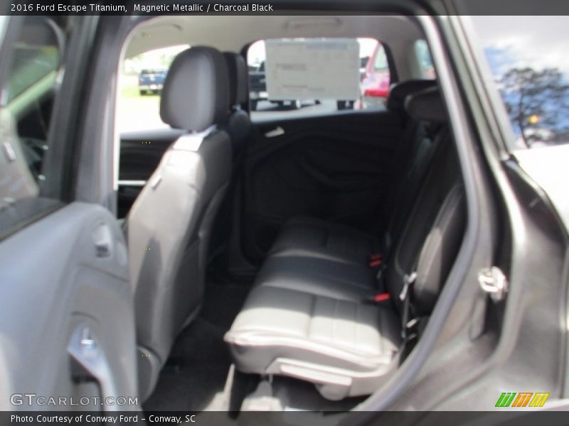 Magnetic Metallic / Charcoal Black 2016 Ford Escape Titanium