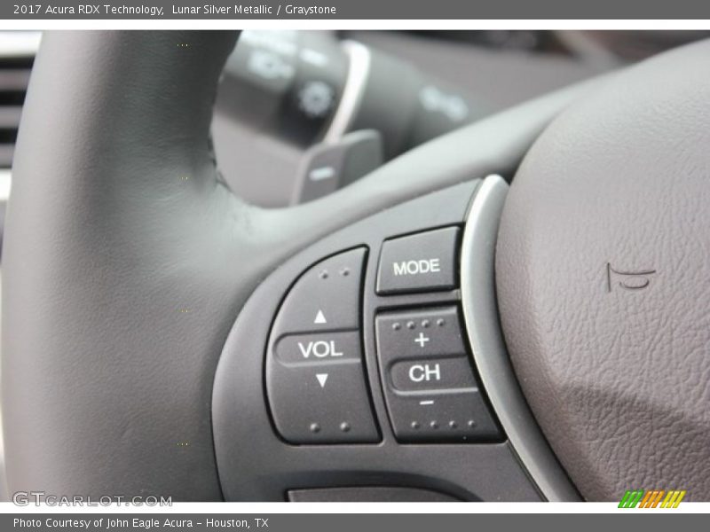 Lunar Silver Metallic / Graystone 2017 Acura RDX Technology