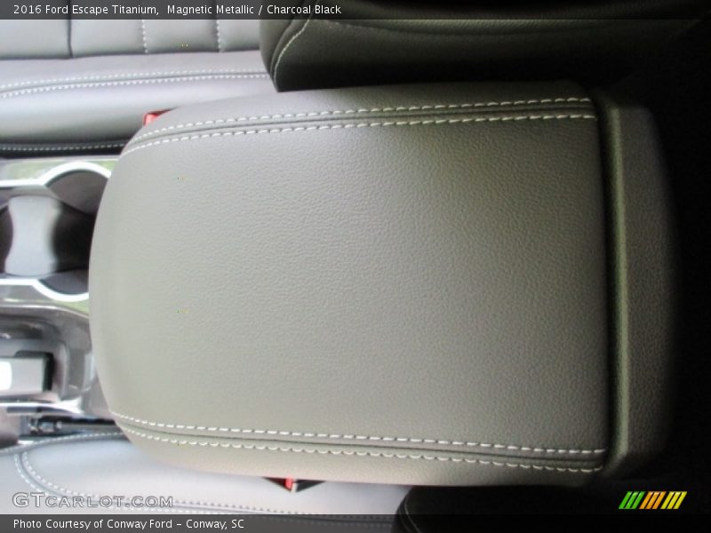 Magnetic Metallic / Charcoal Black 2016 Ford Escape Titanium