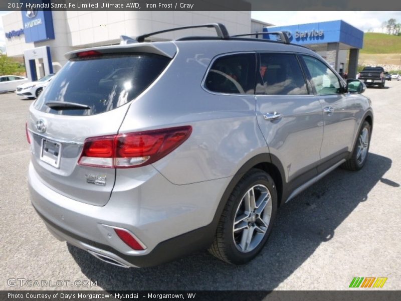 Iron Frost / Gray 2017 Hyundai Santa Fe Limited Ultimate AWD