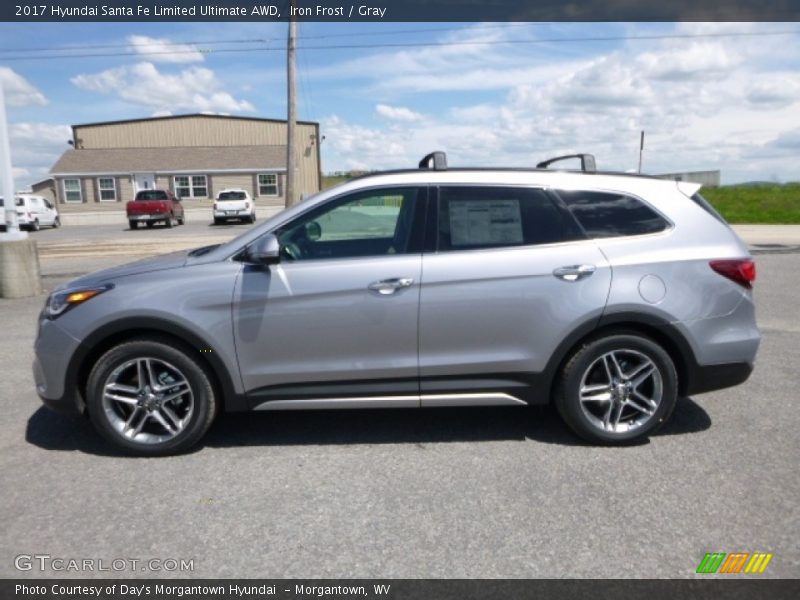 Iron Frost / Gray 2017 Hyundai Santa Fe Limited Ultimate AWD