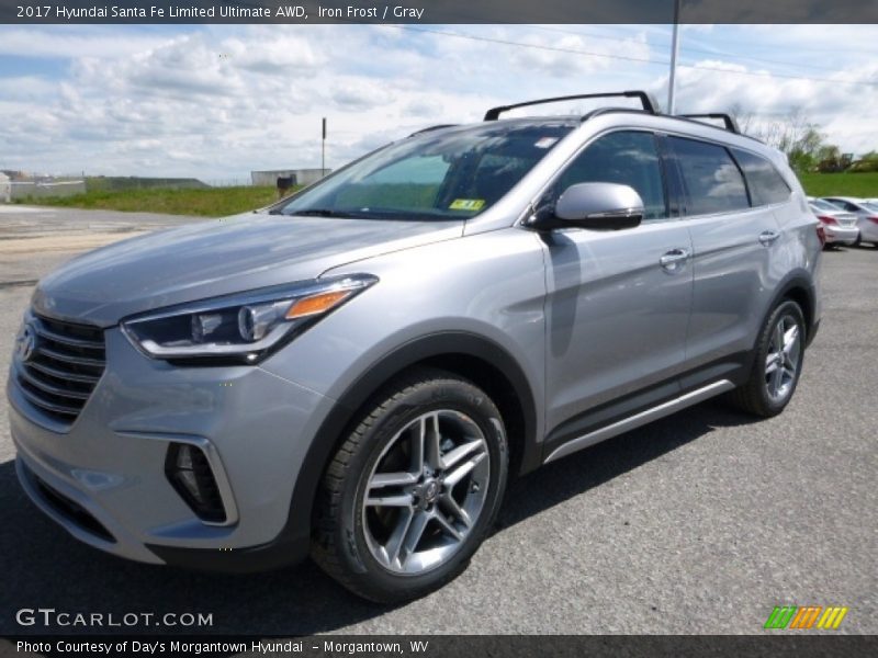 Iron Frost / Gray 2017 Hyundai Santa Fe Limited Ultimate AWD