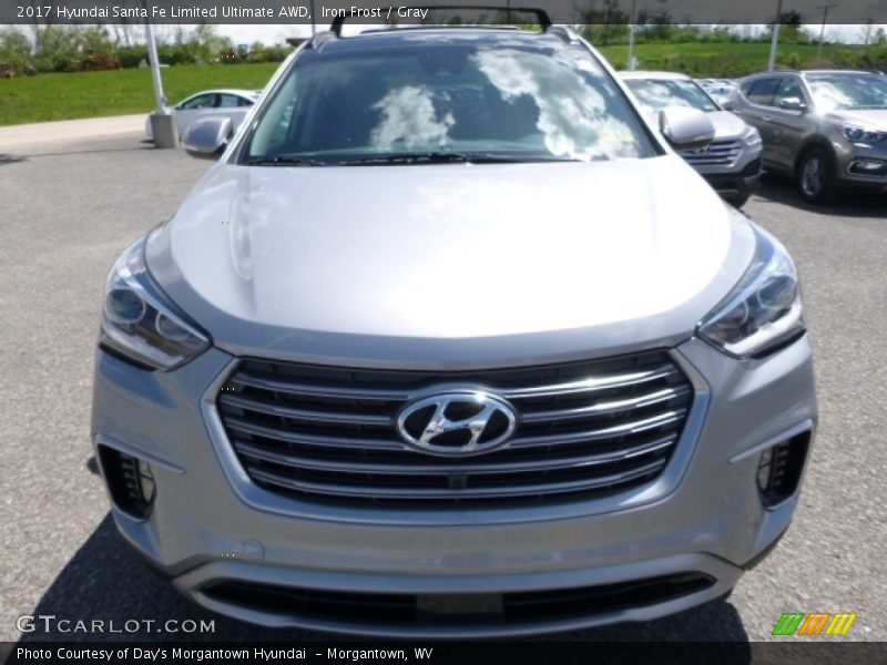 Iron Frost / Gray 2017 Hyundai Santa Fe Limited Ultimate AWD