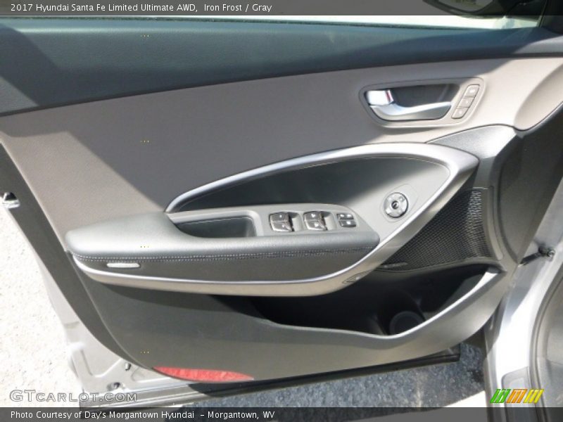 Iron Frost / Gray 2017 Hyundai Santa Fe Limited Ultimate AWD