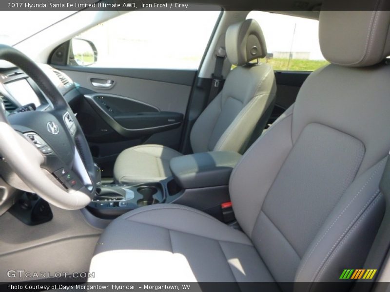 Iron Frost / Gray 2017 Hyundai Santa Fe Limited Ultimate AWD