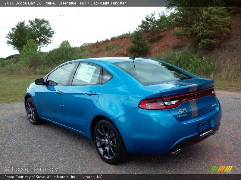 Laser Blue Pearl / Black/Light Tungsten 2016 Dodge Dart SXT Rallye