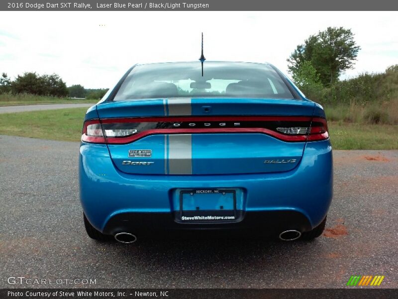 Laser Blue Pearl / Black/Light Tungsten 2016 Dodge Dart SXT Rallye