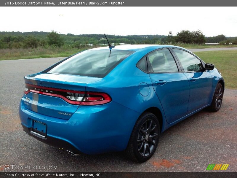 Laser Blue Pearl / Black/Light Tungsten 2016 Dodge Dart SXT Rallye