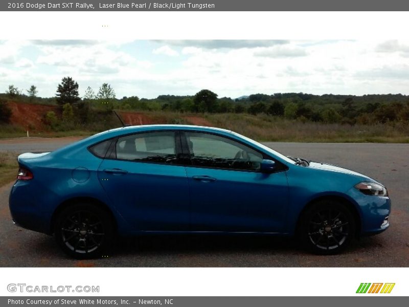 Laser Blue Pearl / Black/Light Tungsten 2016 Dodge Dart SXT Rallye