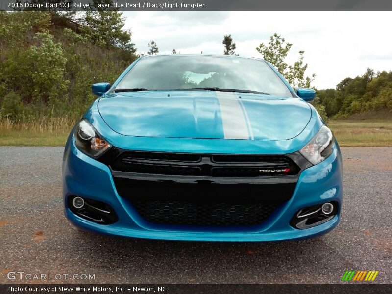 Laser Blue Pearl / Black/Light Tungsten 2016 Dodge Dart SXT Rallye