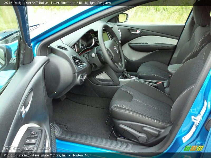 Laser Blue Pearl / Black/Light Tungsten 2016 Dodge Dart SXT Rallye